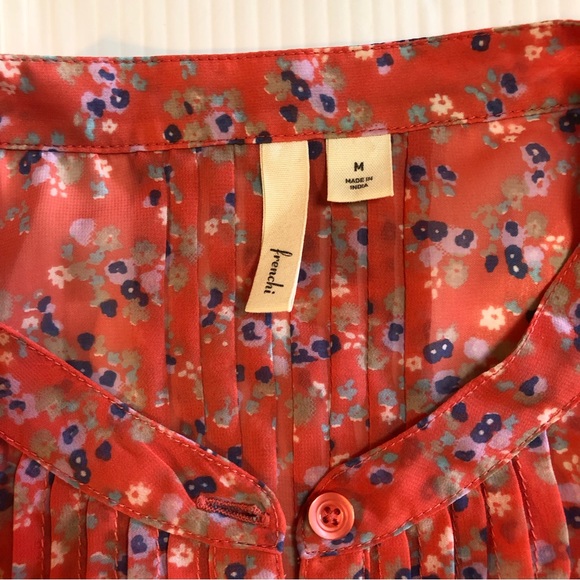 Frenchi Sleeveless Floral Top M - Picture 8 of 8